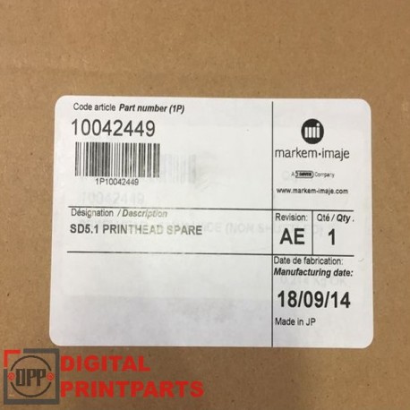 Brand New Markem imaje 10042449 Thermal Printhead X40 Smartdate 300 dpi